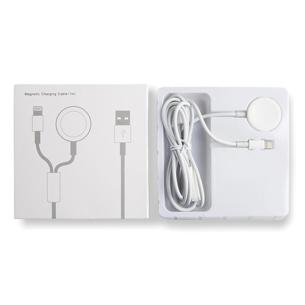 2 in 1 Wireless Magnetic Charging for iPhone 14/13/12 Apple Watch SE/6/5/4/3/2/1 - Picture 6 of 6